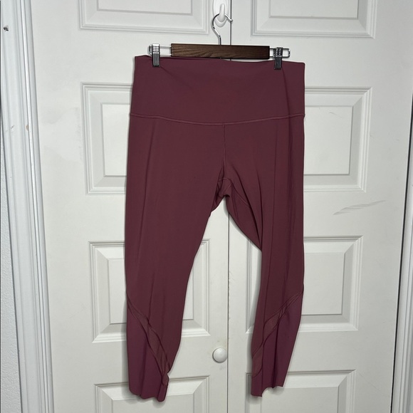 lululemon athletica Pants - Lululemon High-Rise Crop Leggings – Mauve Pink – Size Unknown (See Measurements)